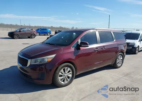 2015 Kia Sedona Lx из США, поврежденный, VIN KNDMB5C18F6032973